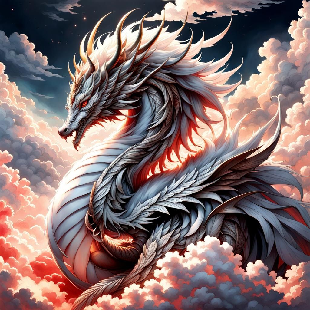 A White Dragon