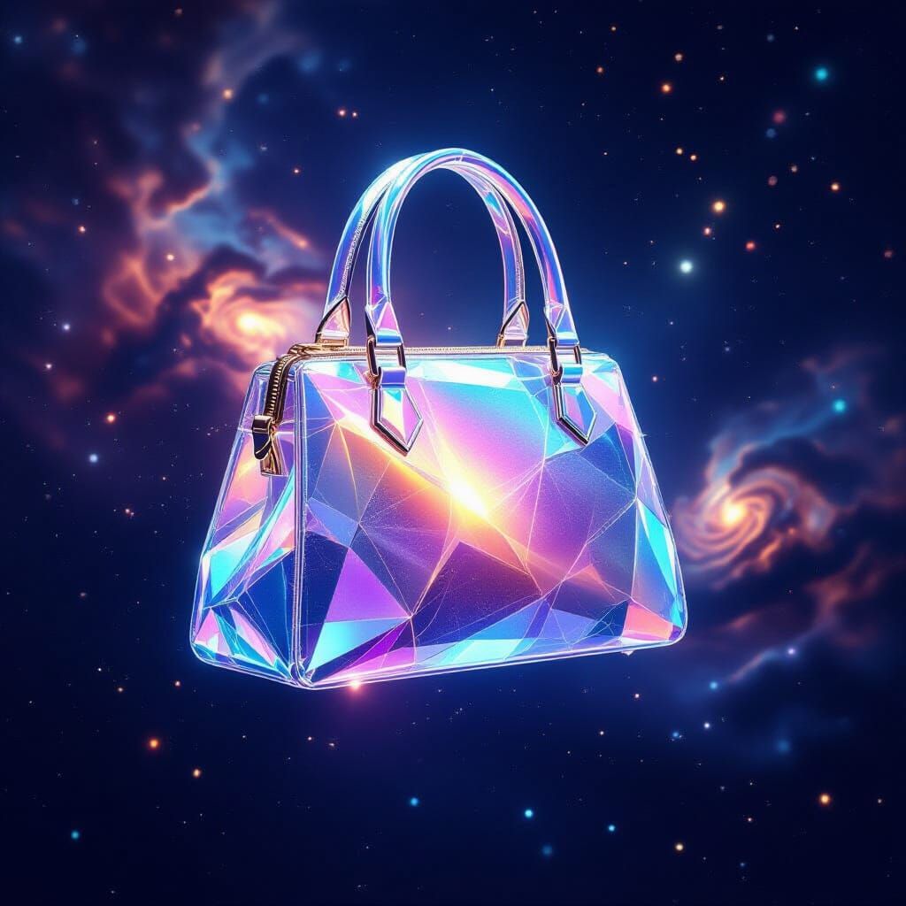 Crystal Handbag in Cosmic Void