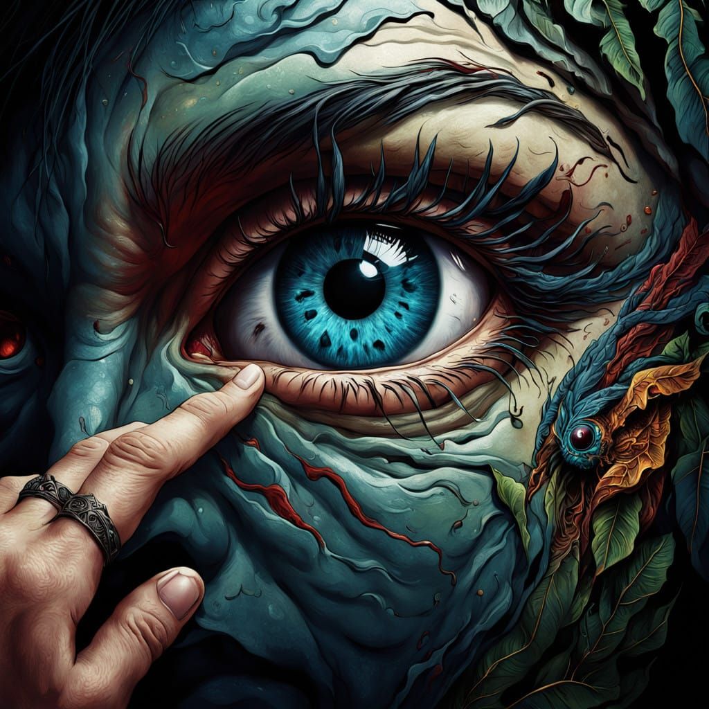 Grotesque Surrealism in Deep Color