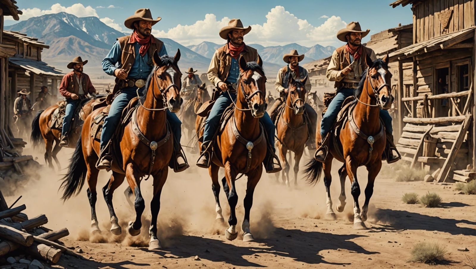 A story from a book from the 90s, with characters from the old Western!!!