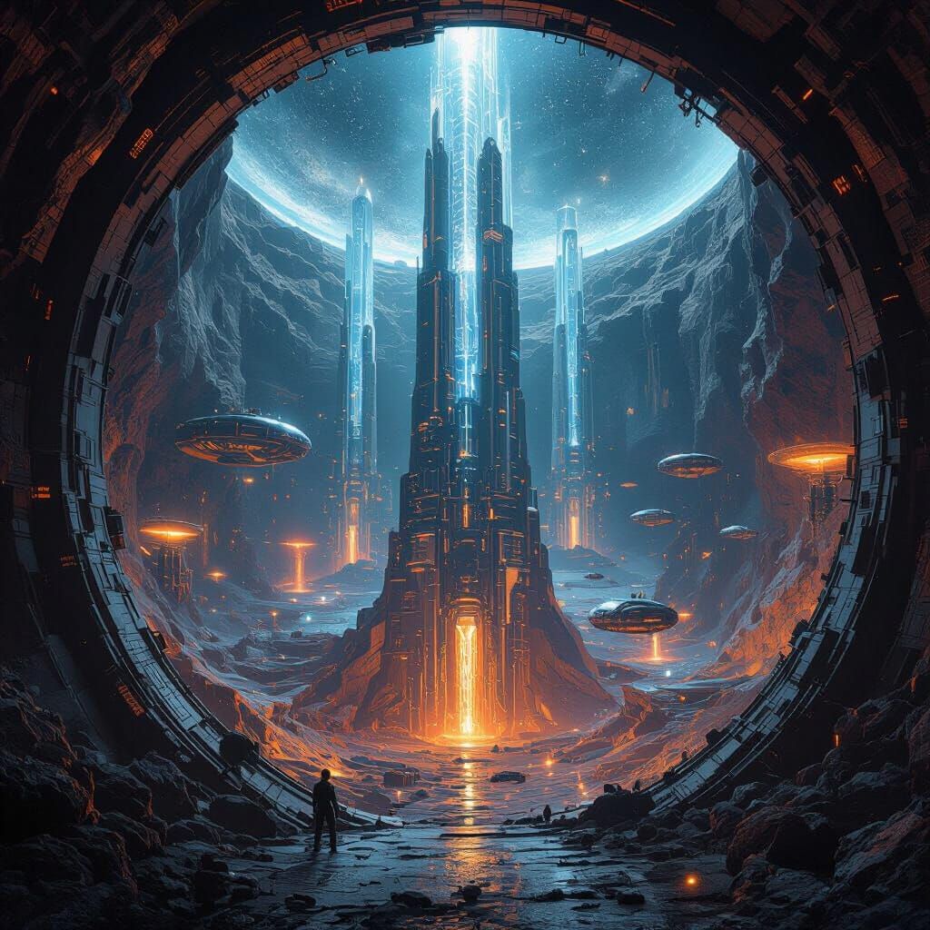 Massive Underground Geotechnical Control Station in Planet-C...