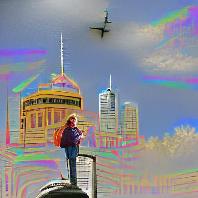 Melbourne Tourist Exploring City