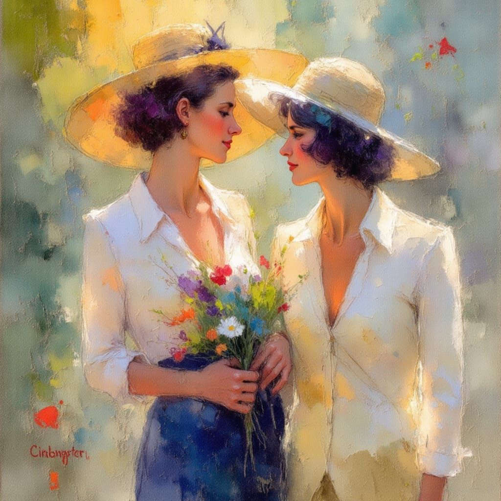 Ethereal Goddess Portrait in Surrealist Style