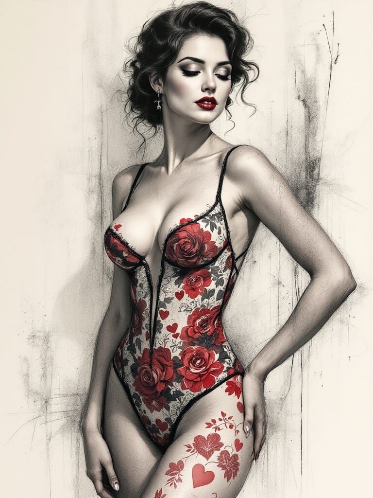 Classically Inspired Pinup Beauty