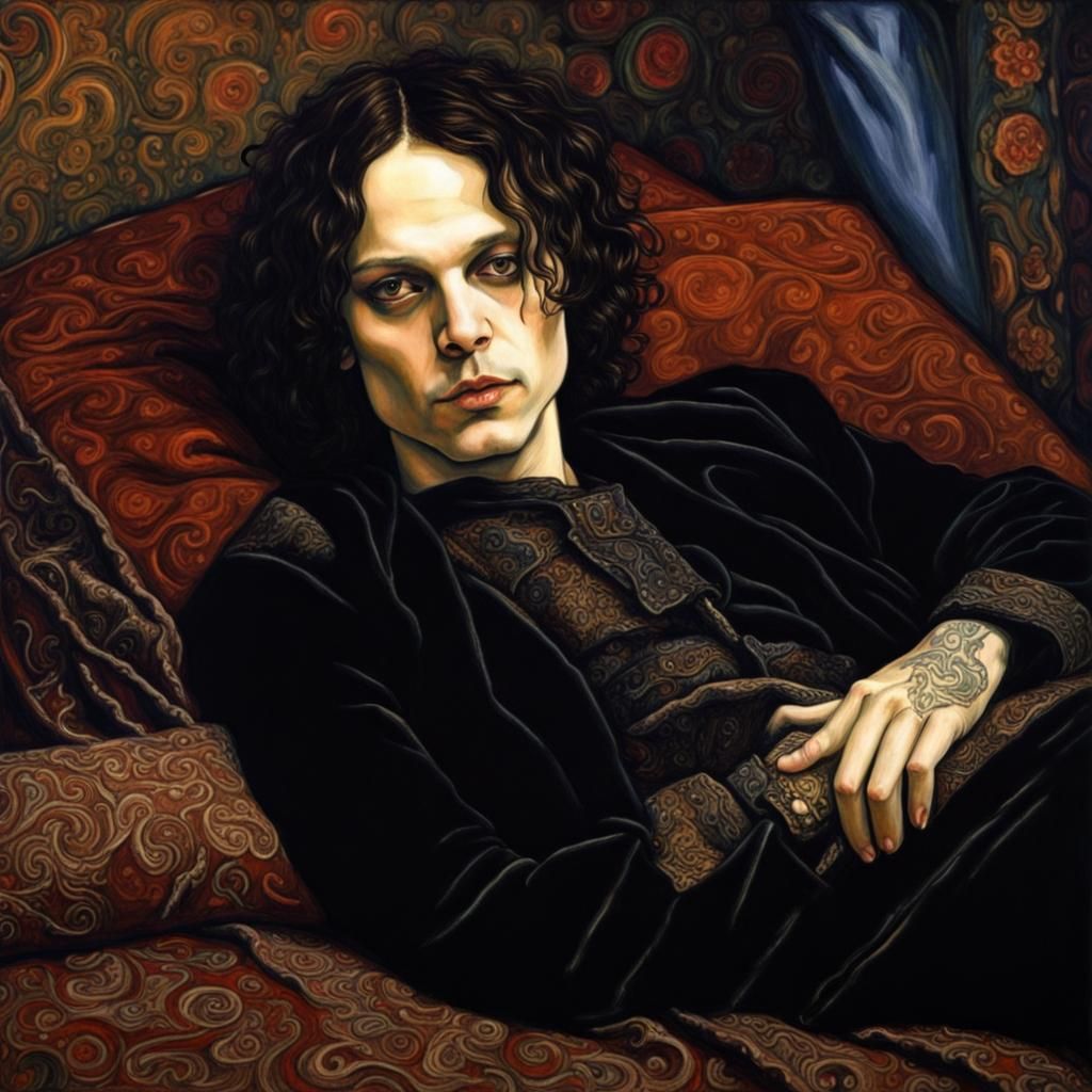 Ville Valo Lounging: Emo Goth in Classical Style
