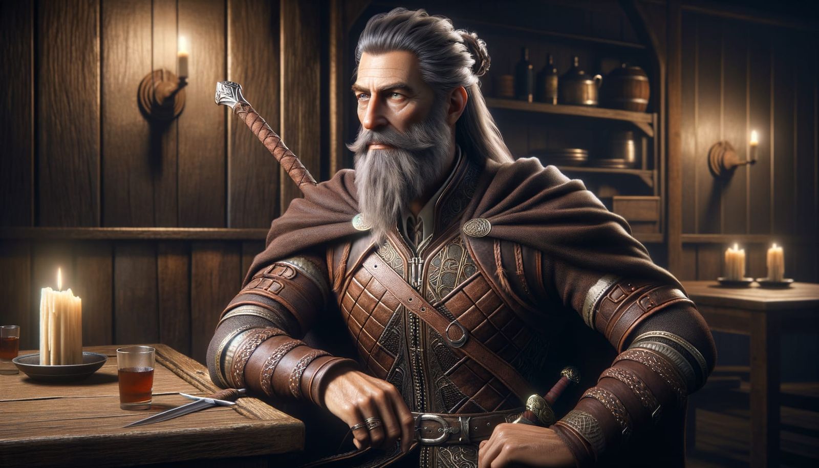 Detailed Portrait of a Norse-Styled Fantasy Ranger