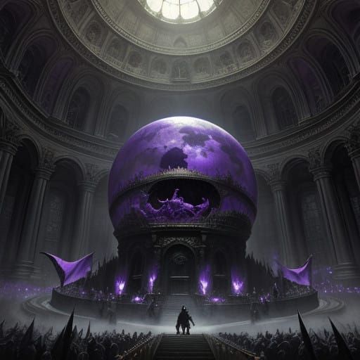 Fantastical Baby Dragons in a Surreal Dome