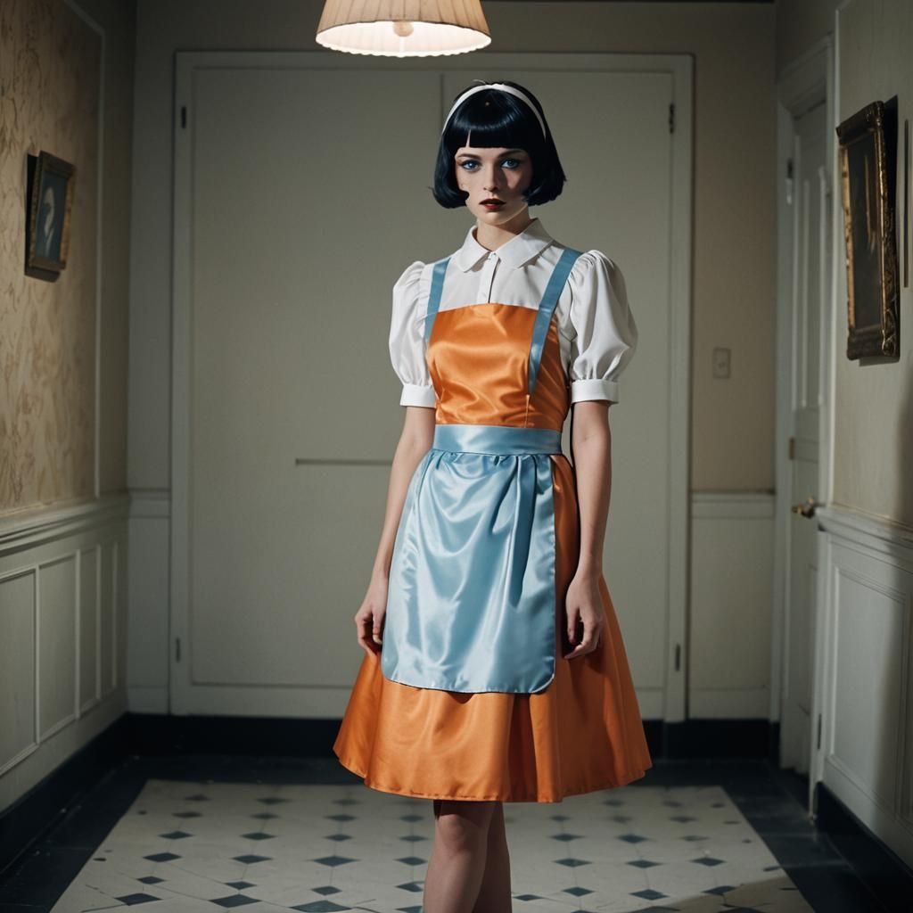 Boy in Maid Dress, Cinematic Film Still