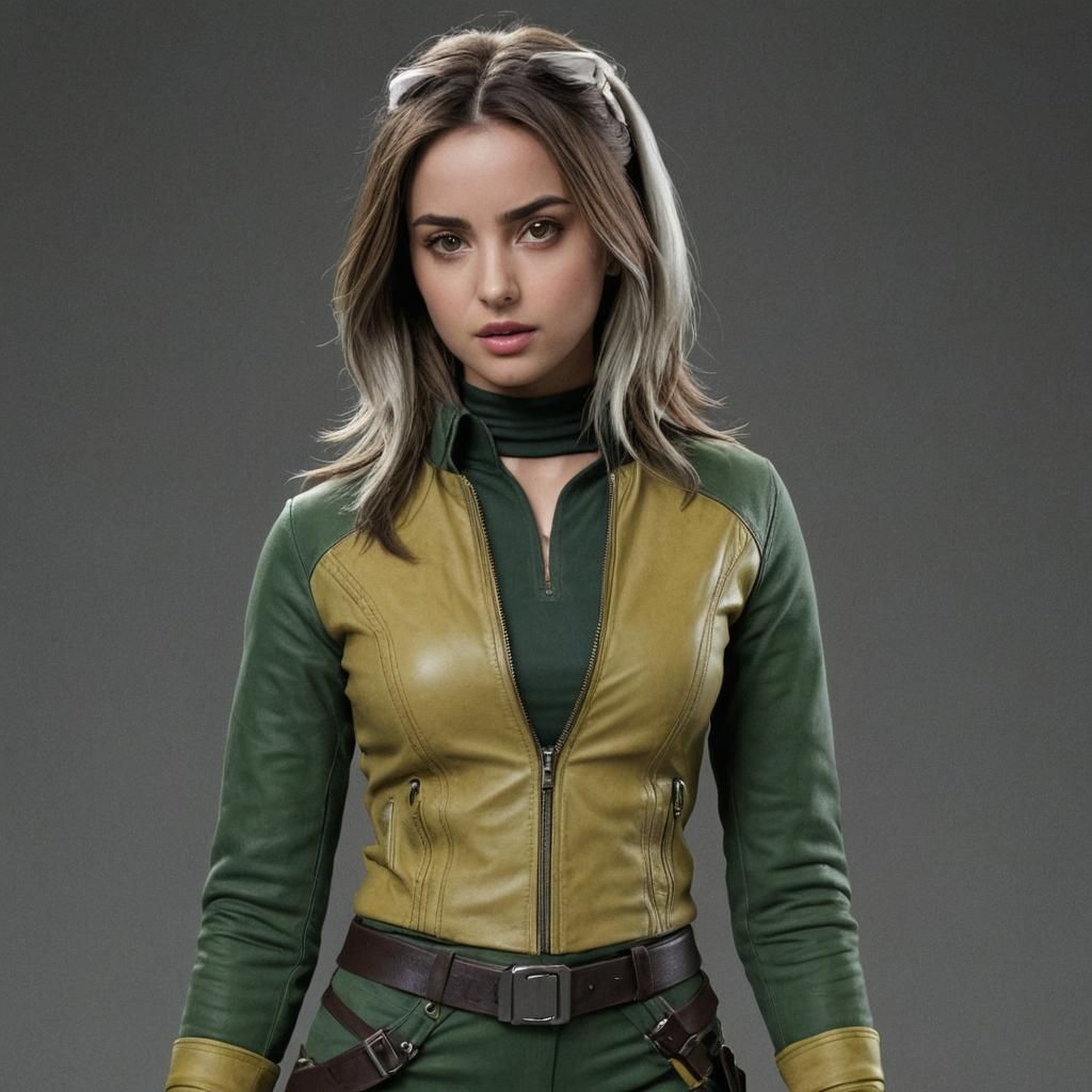 Ana de Armas as X-Men's Rogue: Hyperrealistic Art