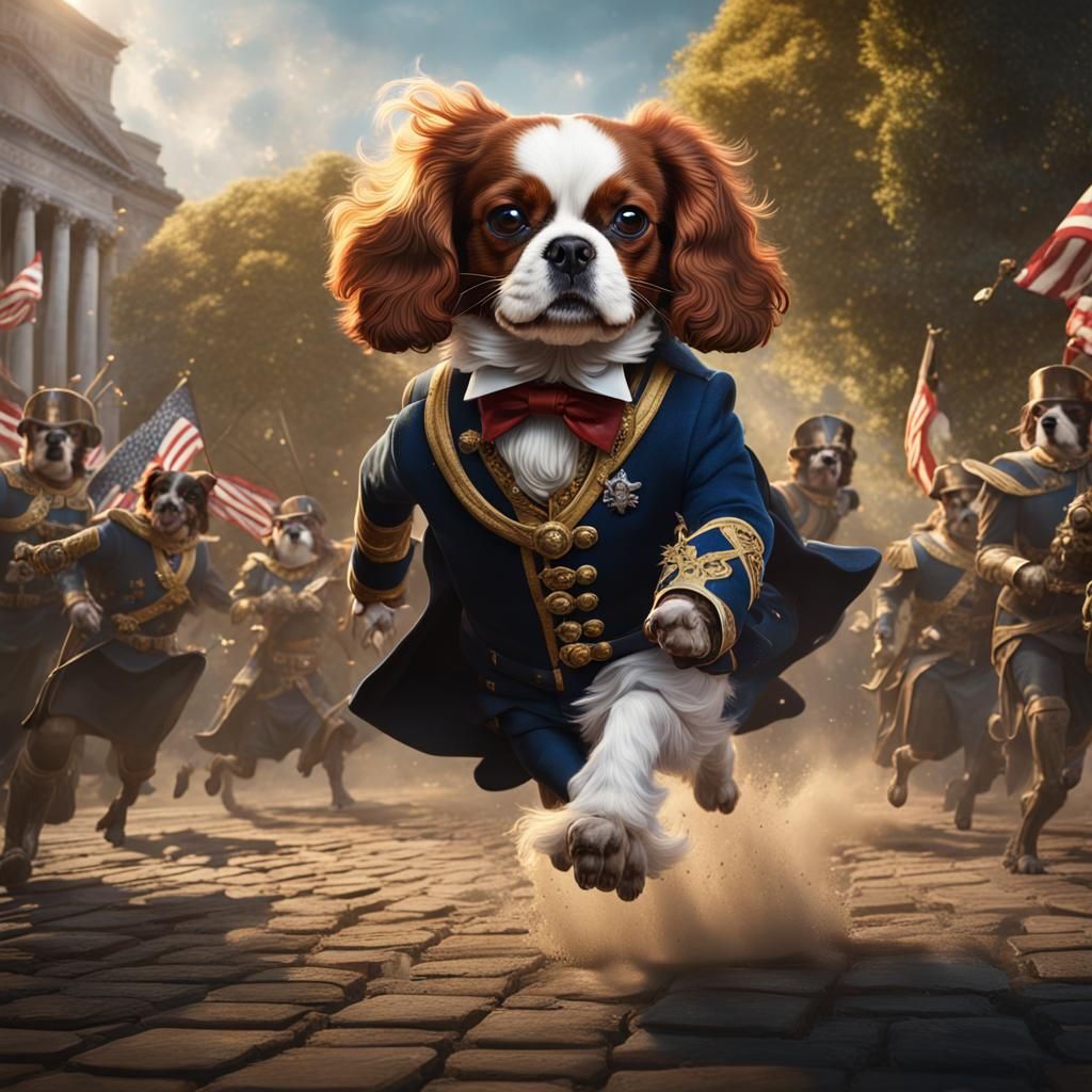 King Charles Cavalier Presidential Campaign: Fantasy Art