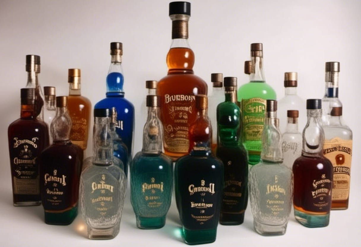 Bourbon Collection Displayed on Desk