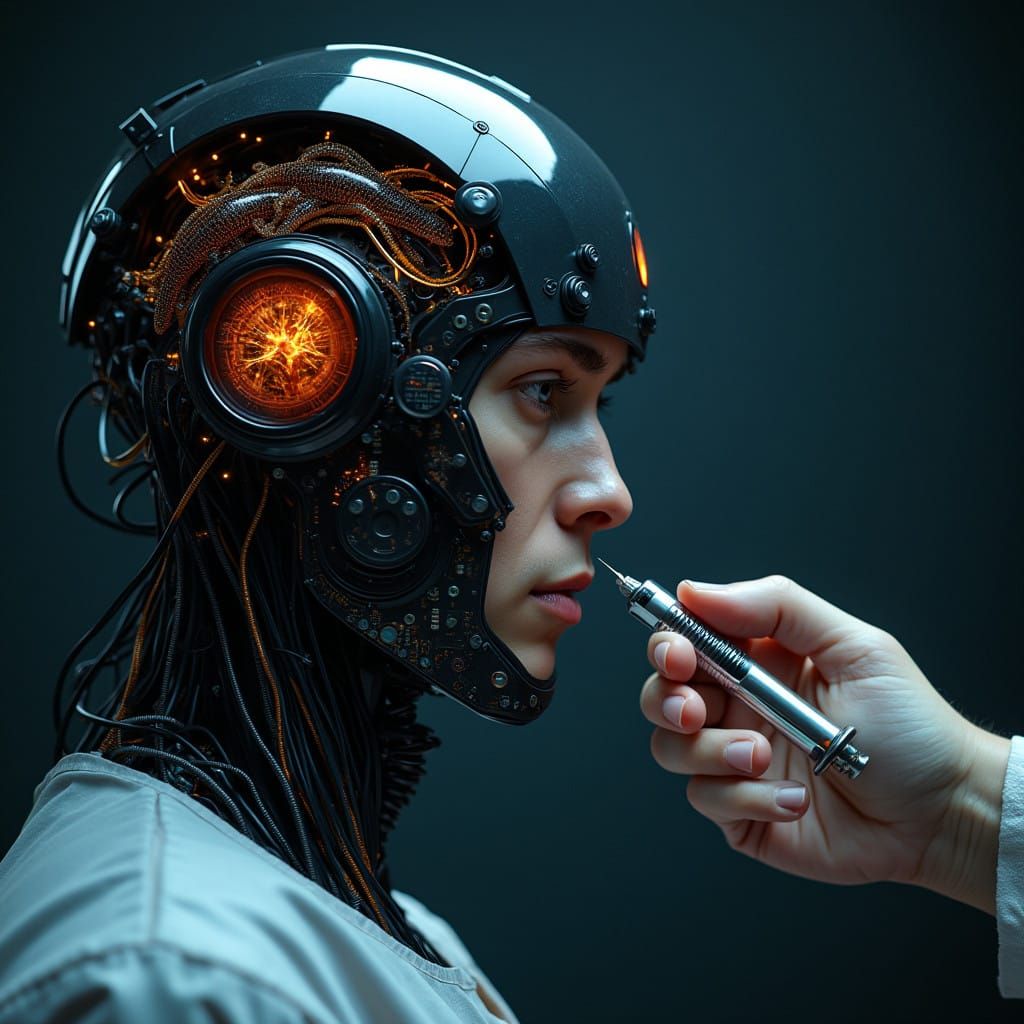 Cybernetic Humanoid Robot in Anticipation