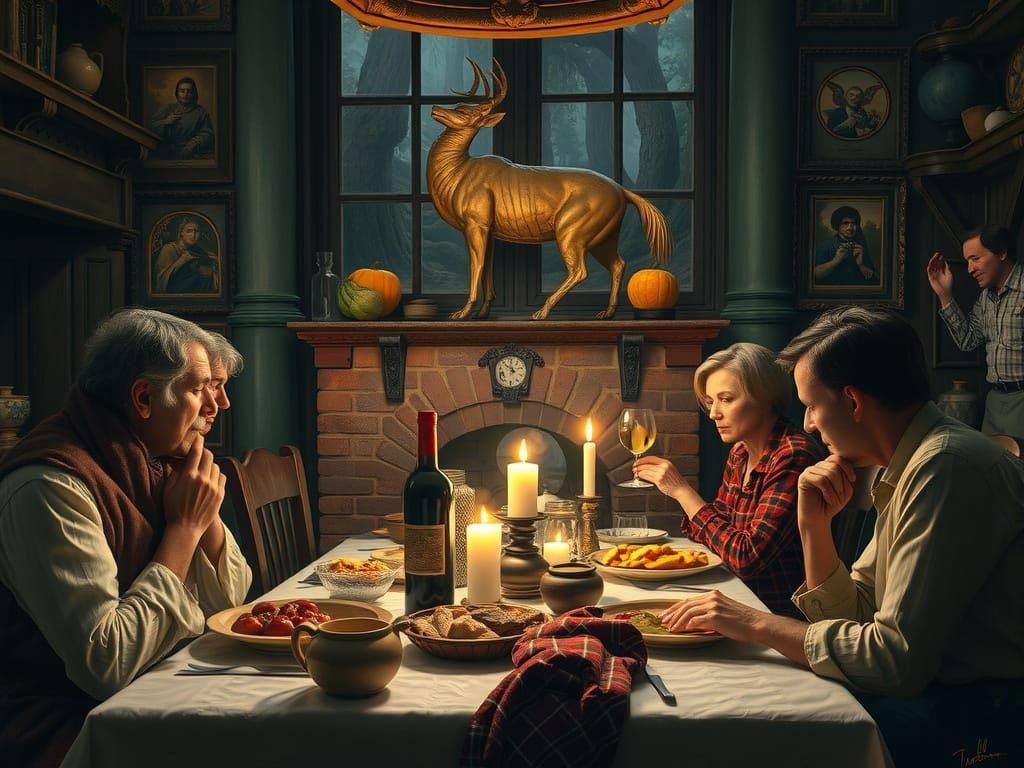 Lawson Wood Style Family Suppertime