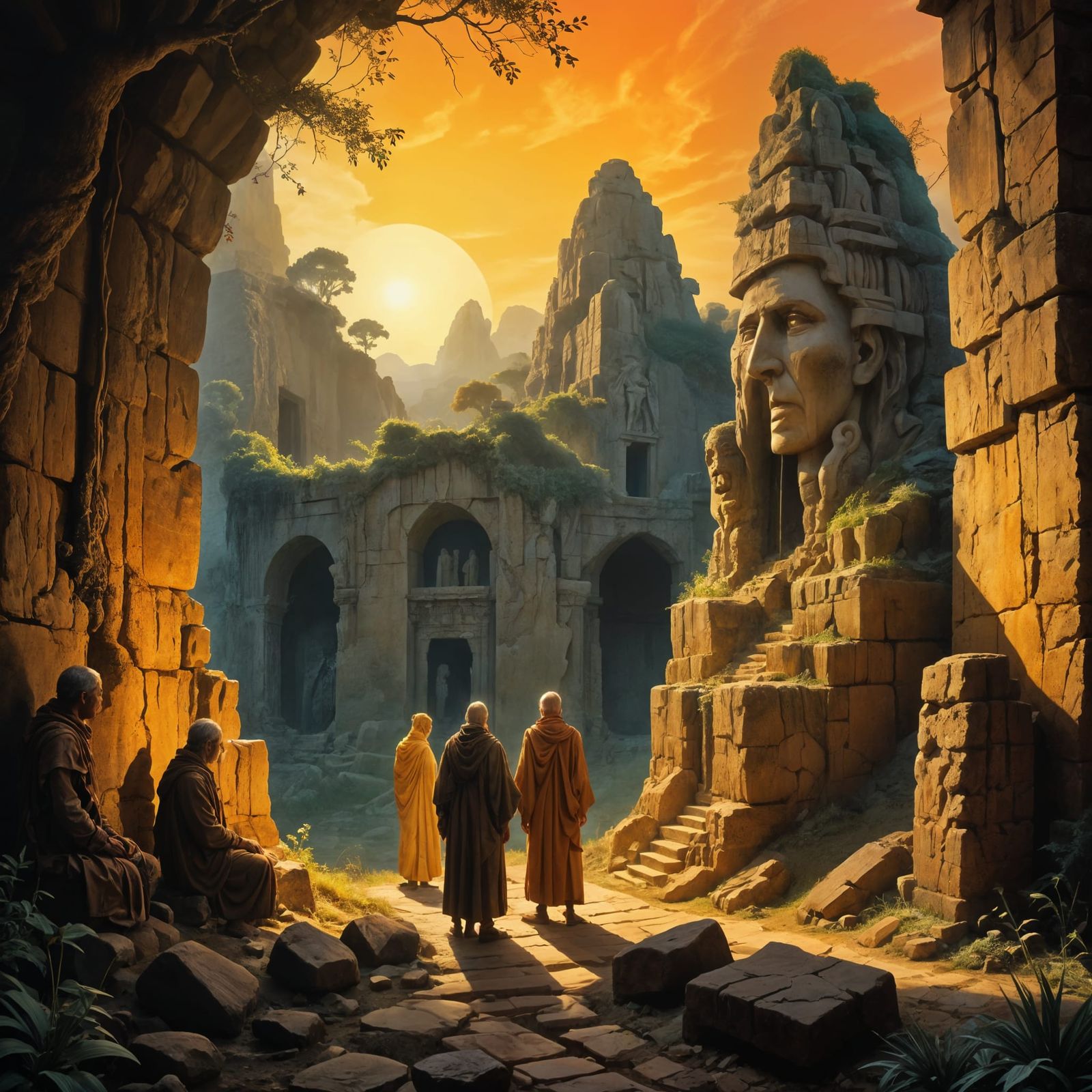 Ancient Civilization Unveils Mysterious Temple in Vibrant Wa...