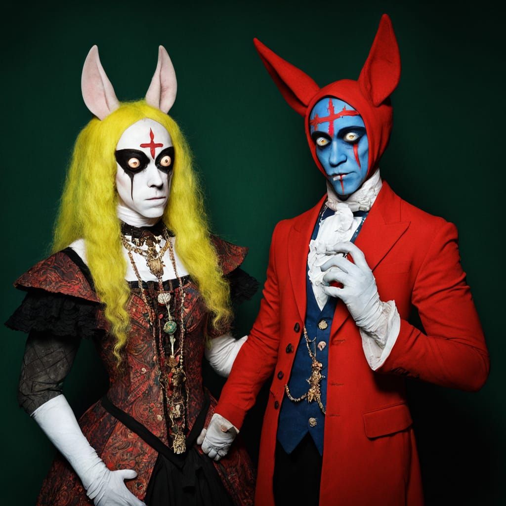 Surreal Character in Visionary Gothic Style