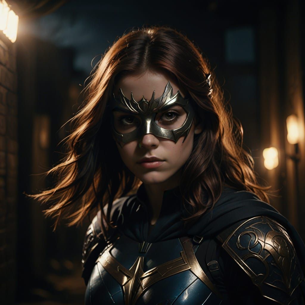 Teen Superhero Discovers Powers in Dark Fantasy Art