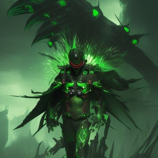 Demonic Green Kamen Rider Biotoxin Masterpiece