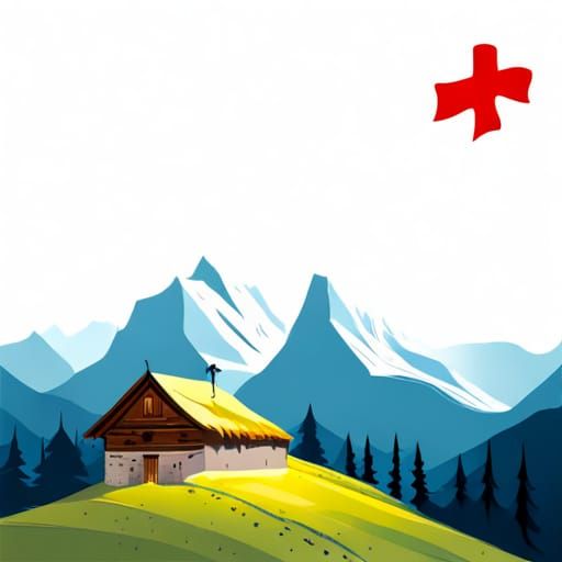 Breathtaking Swiss Alps Landscape