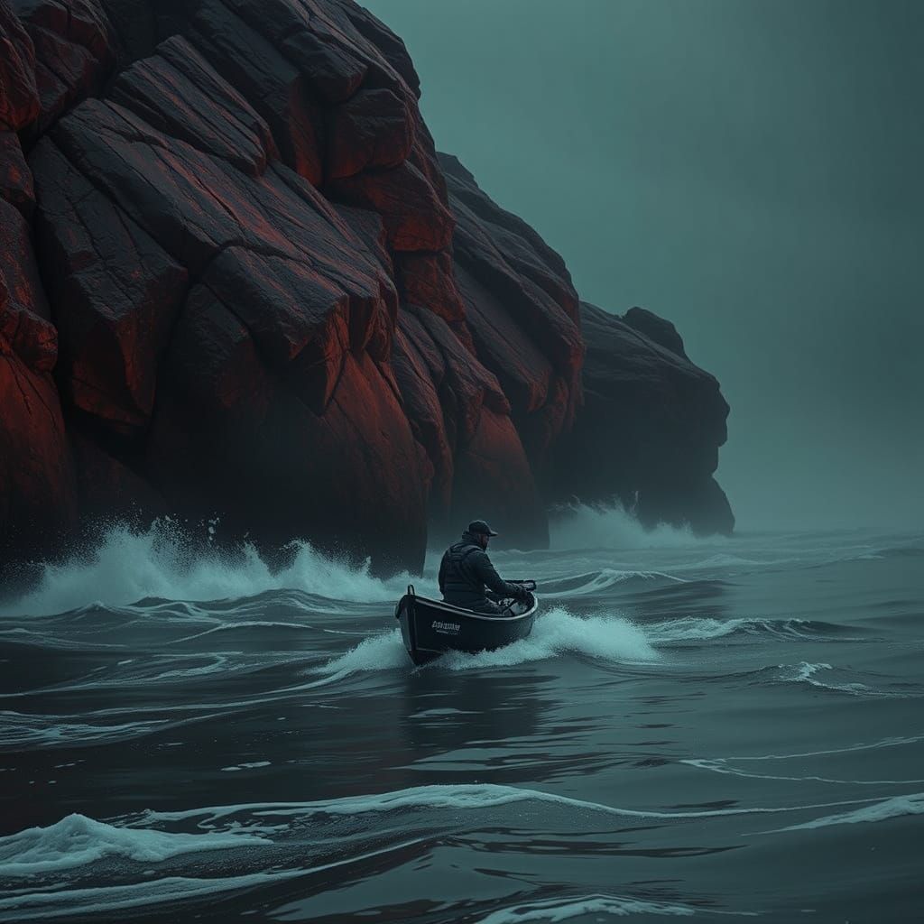 Hyperrealistic Vampire Squid in the Ocean Depths