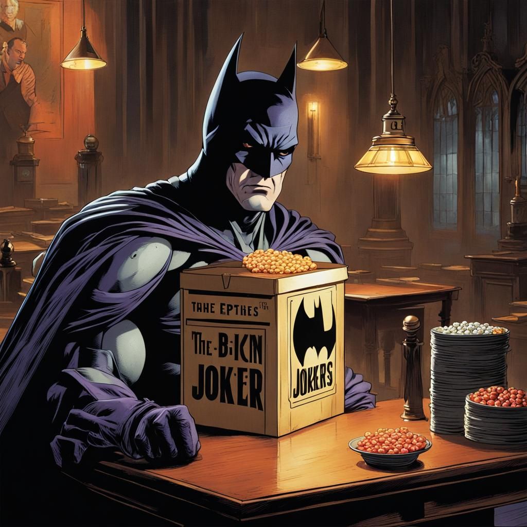 Batman Confronts Joker's Trap in Epic Lighting