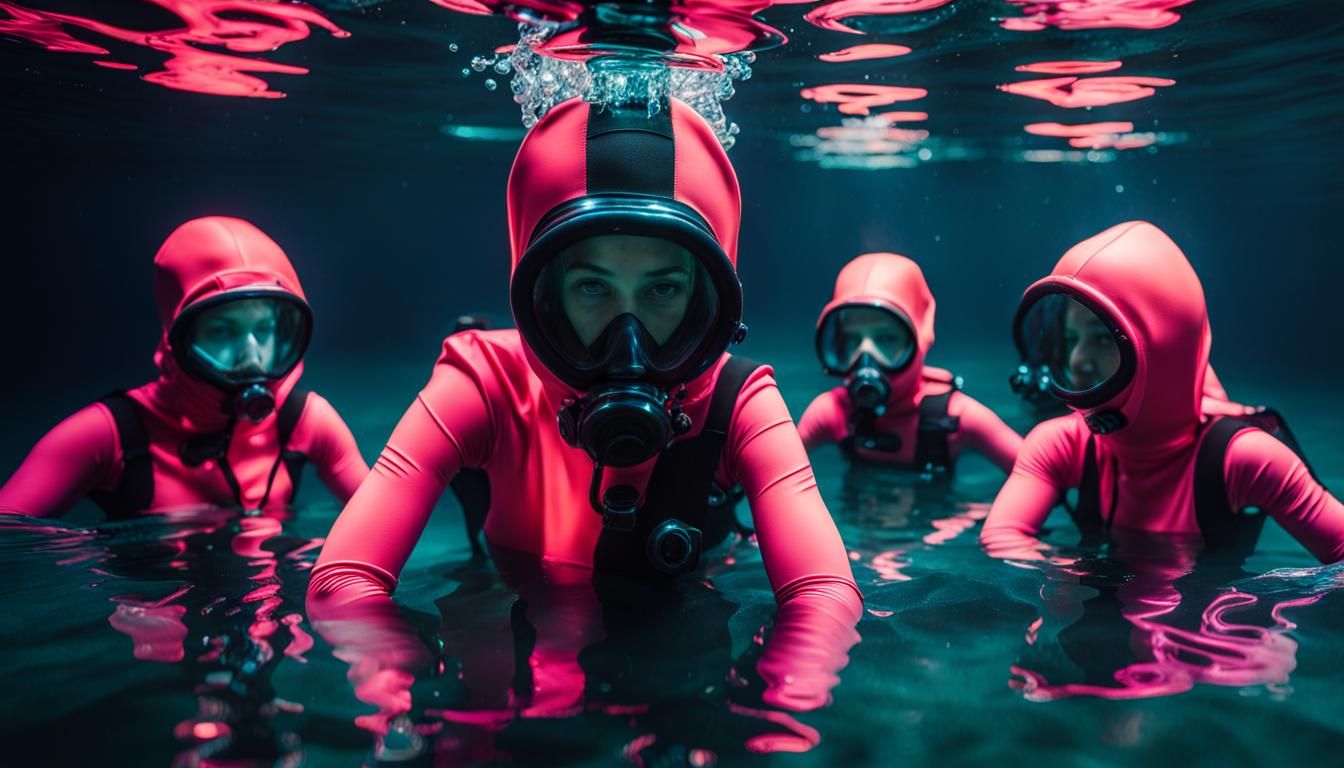 Futuristic Scuba Training in a Deep Pool
