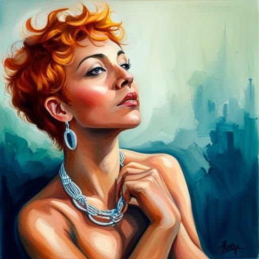 Gouache Painting: A Lover's Plea