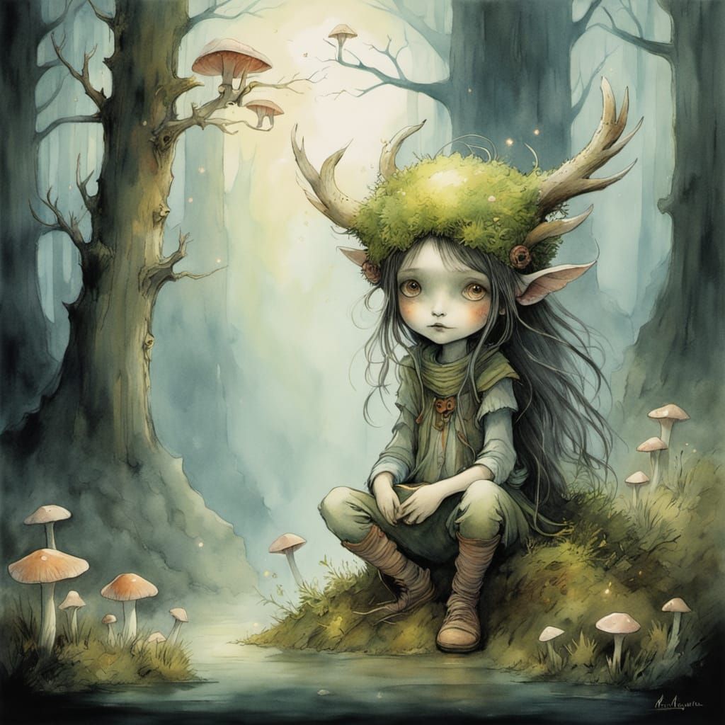 Little spirit of the woods