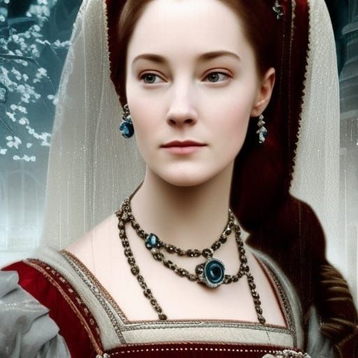 Anne Boleyn Portrait: Epic Digital Matte Painting
