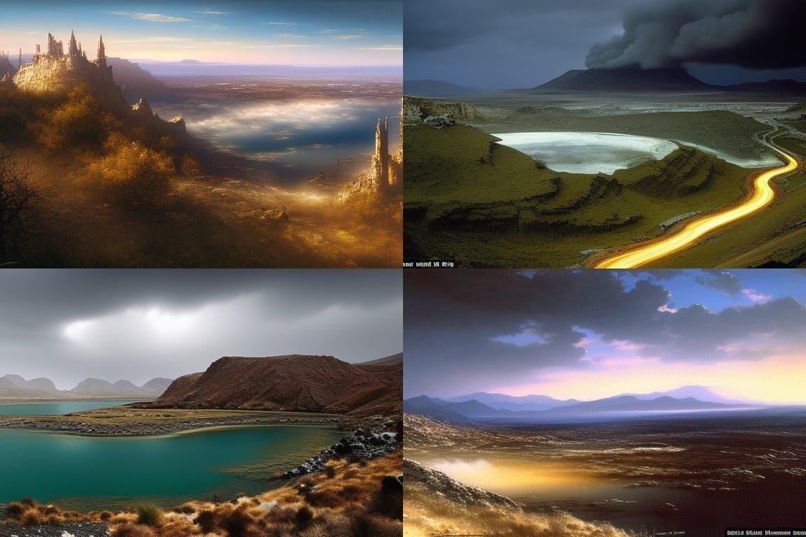 Grimdark Wasteland with Acid Pools in Dark Fantasy Style