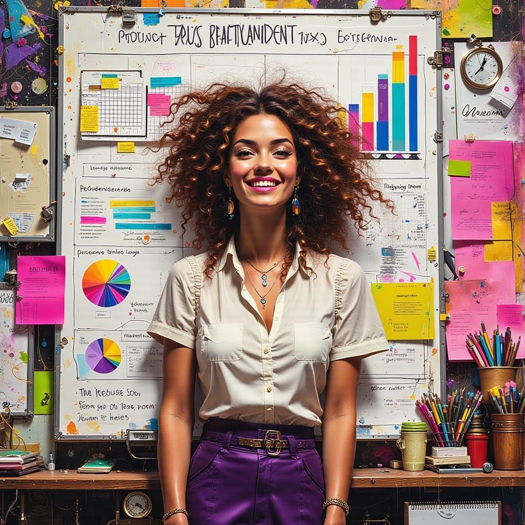 Whimsical Tax Pro in Eclectic Office