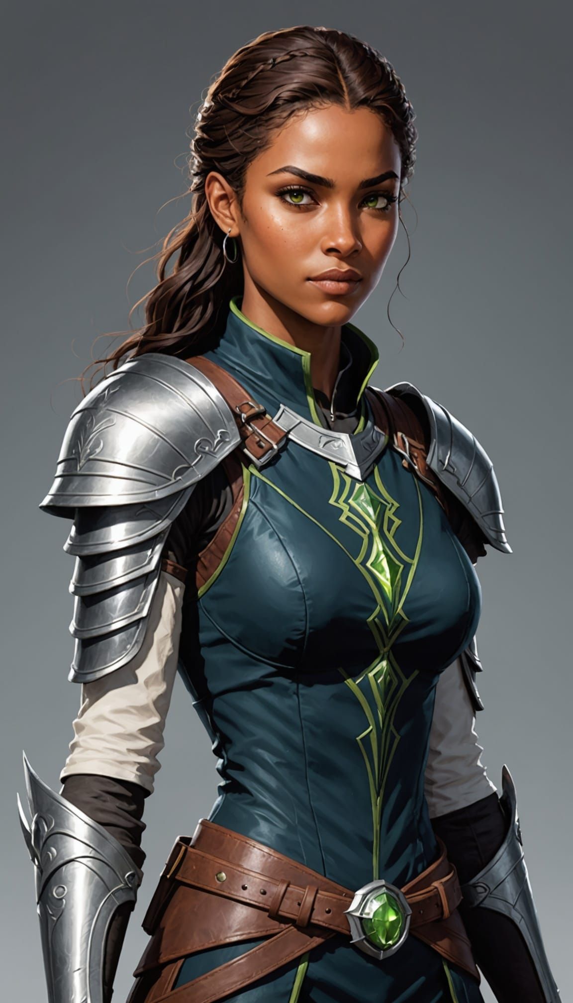 Stormlight Archive Character: Diplomatic Woman in Silver and...