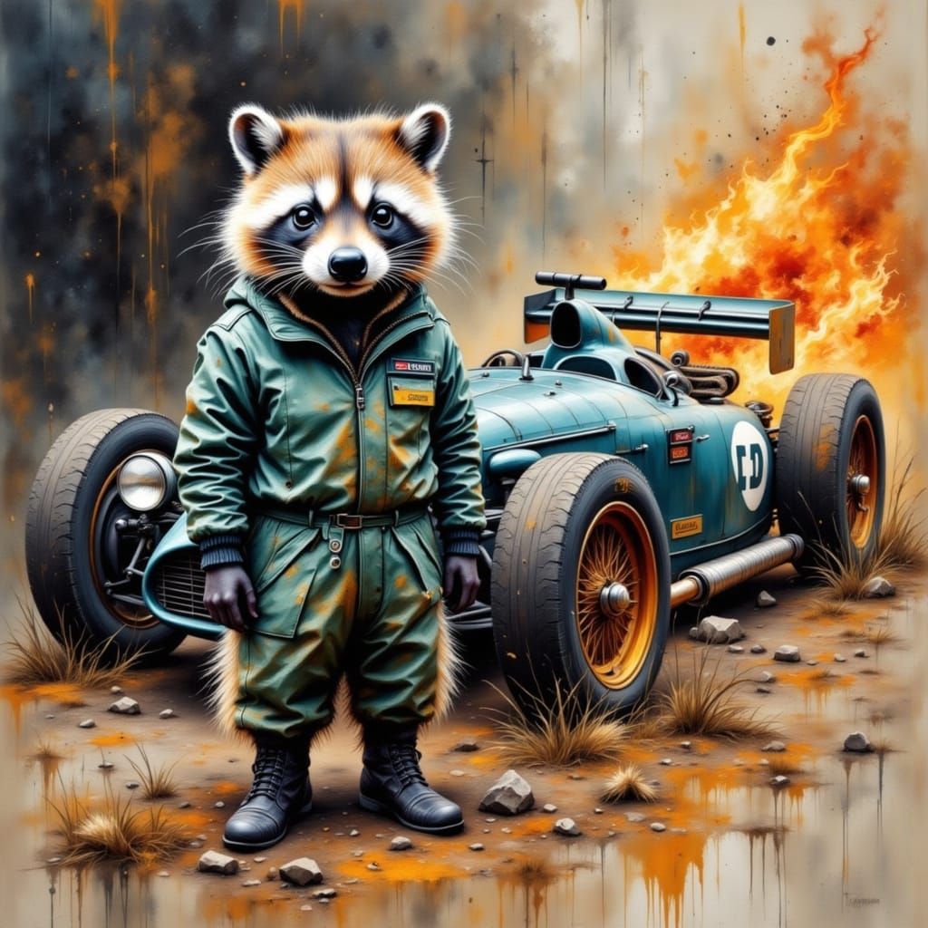 Racing racoons