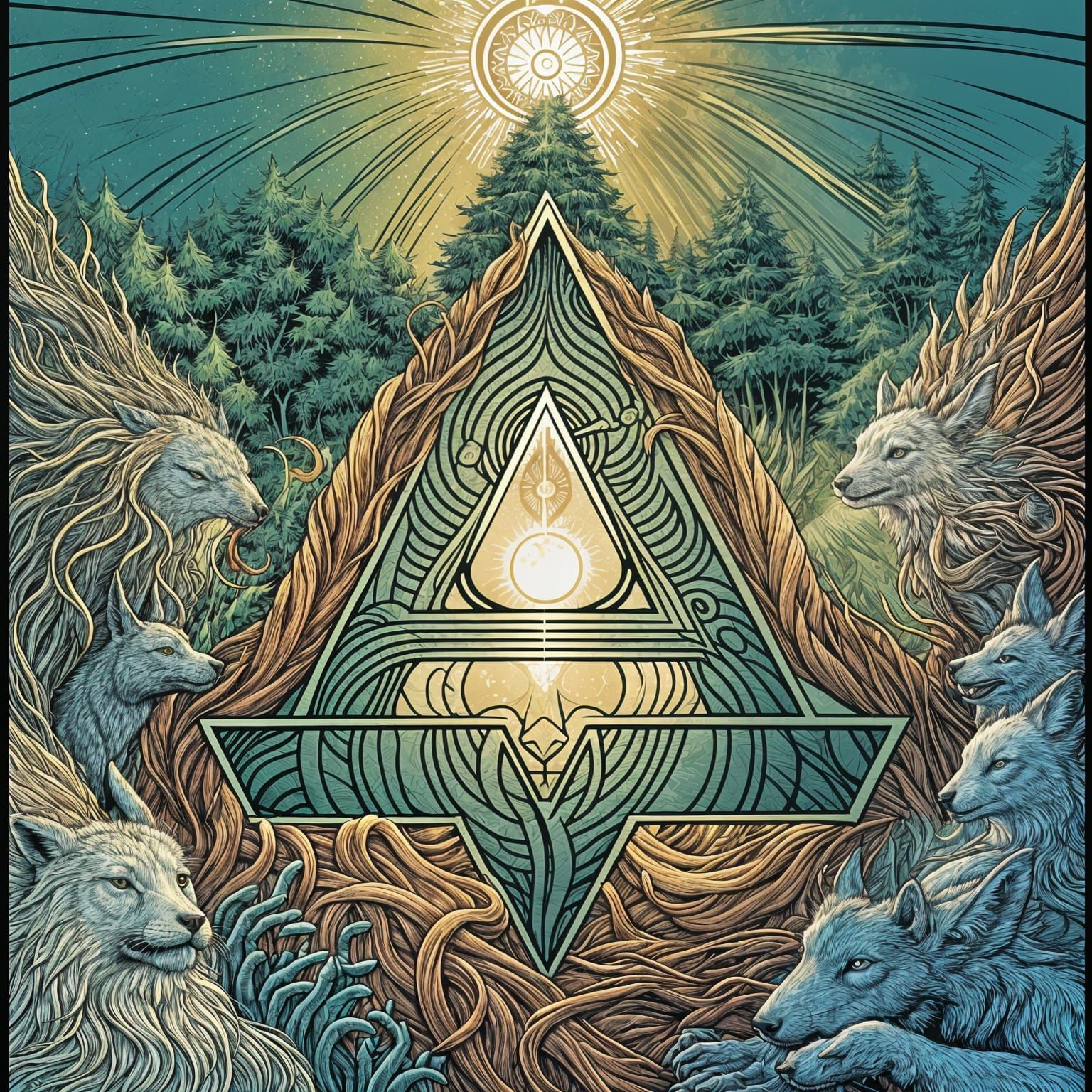 Agreeganism Logo: Vegan Health in Comic Book Art