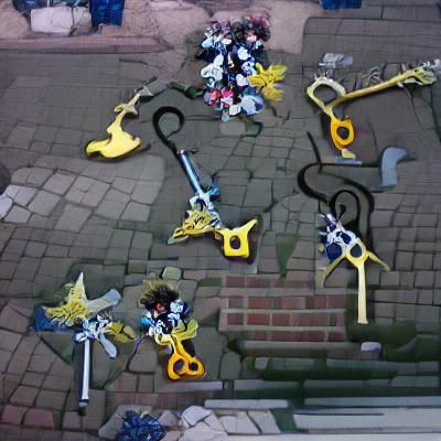 Keyblade Graveyard: A Desolate Digital Landscape