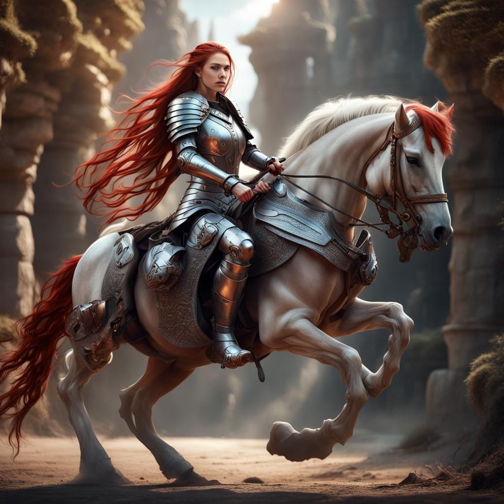 Athletic female Knight