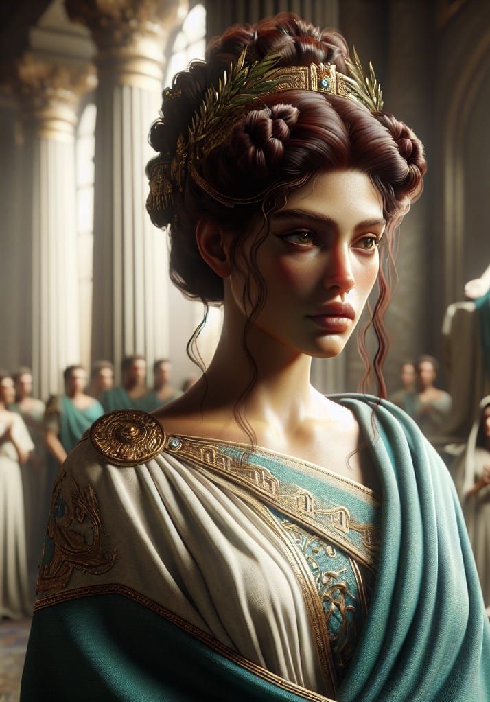 Ethereal Etruscan Goddess of Childbirth and Prophecy