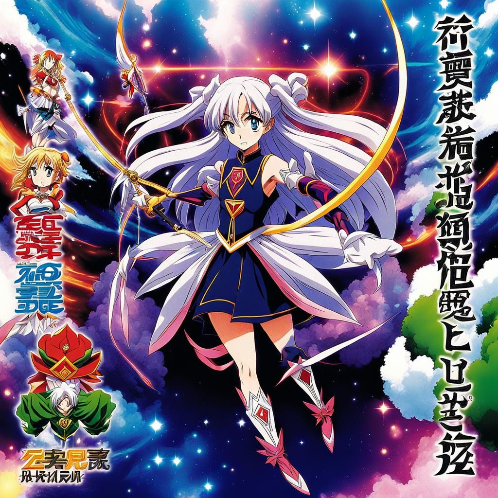 Magical Girl in Pink Anime Outfit