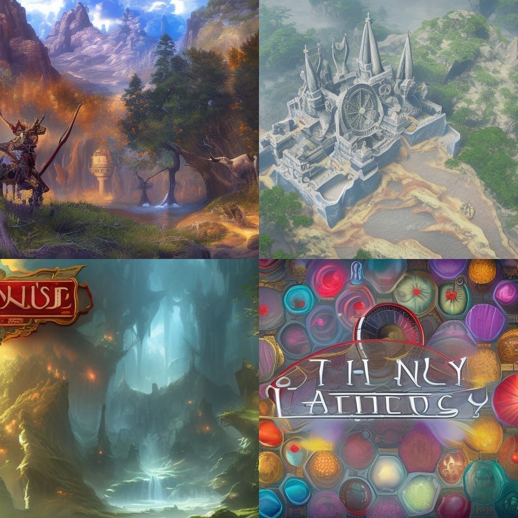 Fantastical Things in Detailed Matte Painting