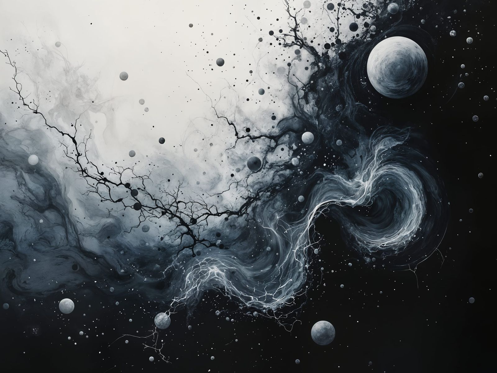 Abstract Sublime Aesthetic Expression in High Resolution