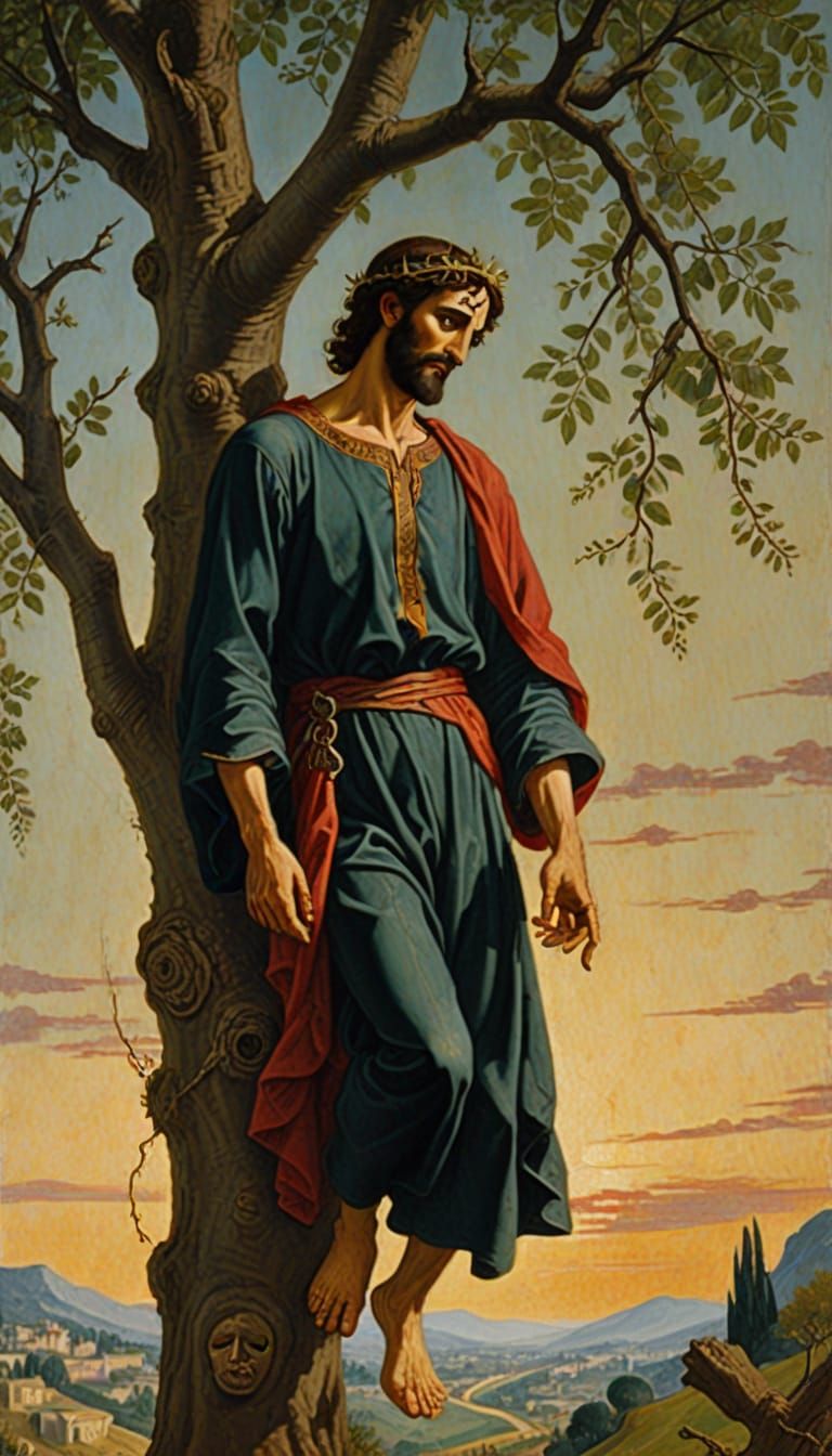 Betrayer's Tragic End in a Haunting Tree Scene