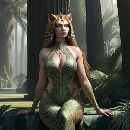 Majestic Sphinx in Hyper-Realistic Style