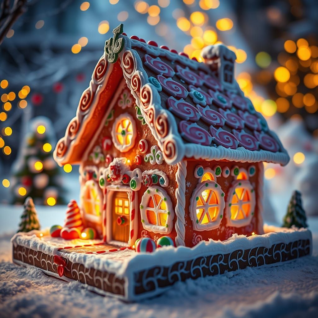 Surreal Gingerbread House Transports You to a Winter Wonderl...