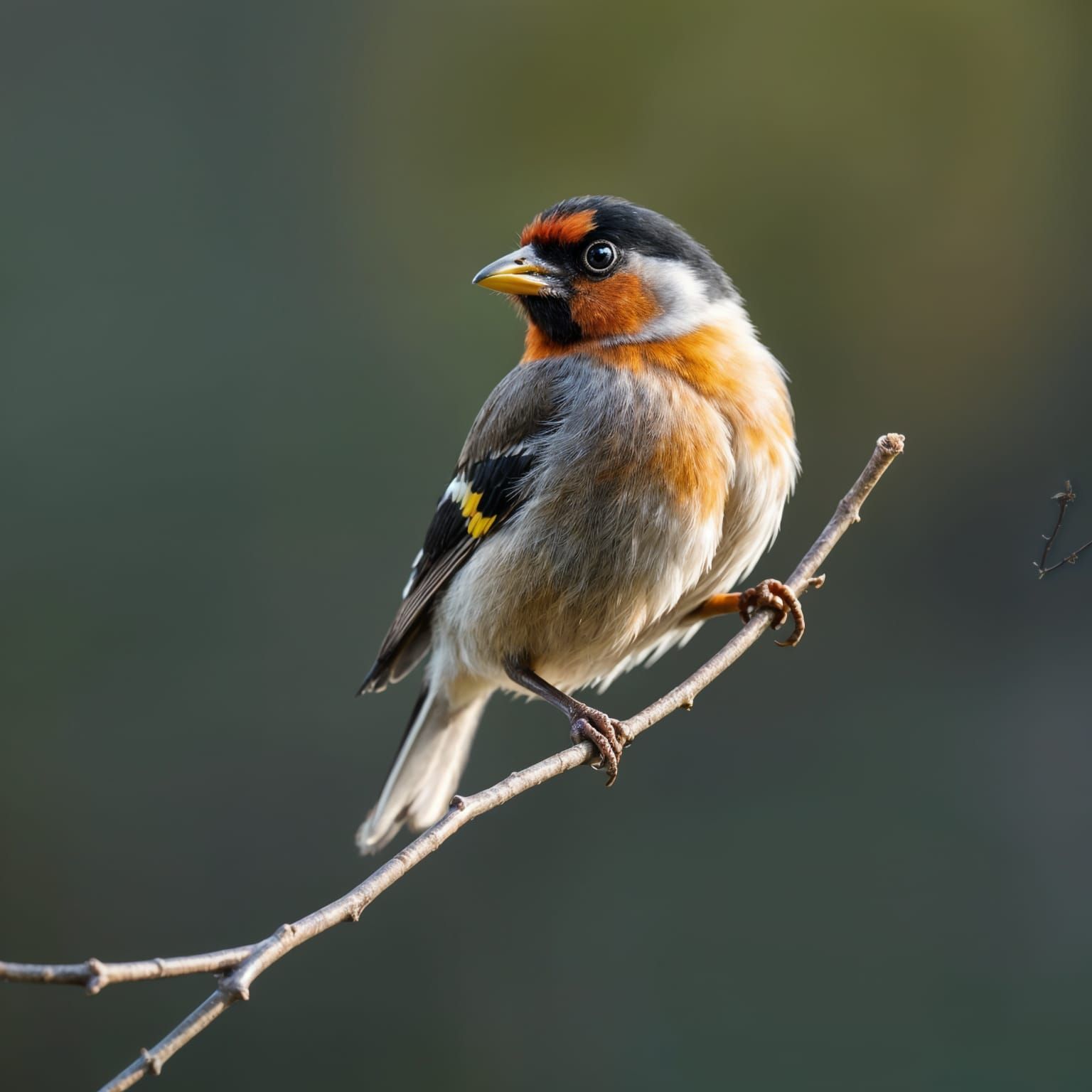 Birds of Paradise: A Stunning European Goldfinch Perched in....