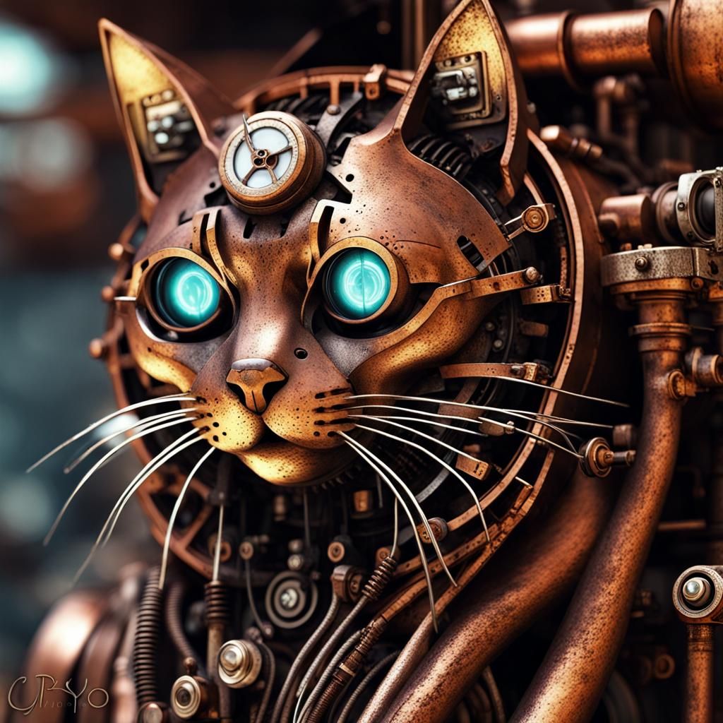 Cyberpunk Cat