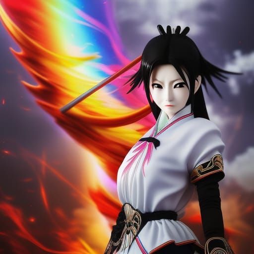 Chinese Princess Shinigami in Vivid Nocturnal Storm