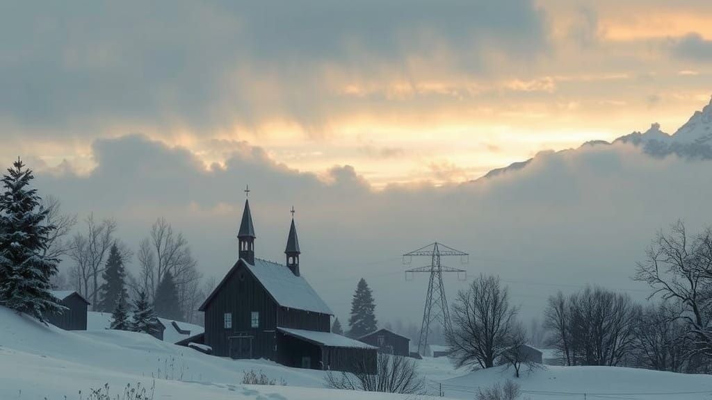 Winter Apocalypse in a Desolate World