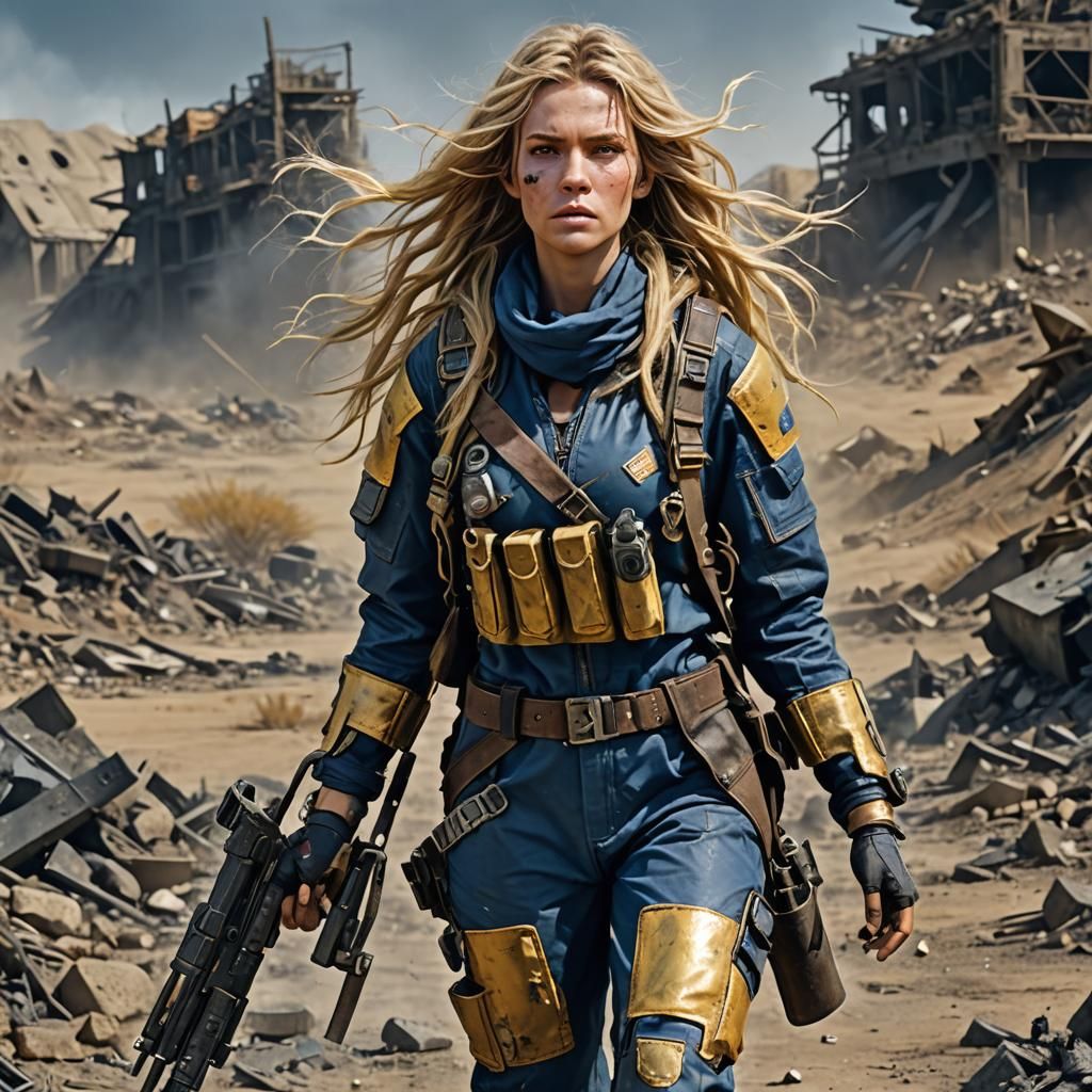 Wasteland Survivor in Protective Gear