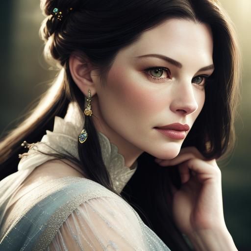 Liv Tyler as Arwen in Regal Dress Portrait