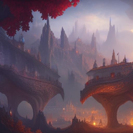 Fantasy Board Game Concept Art in 8K