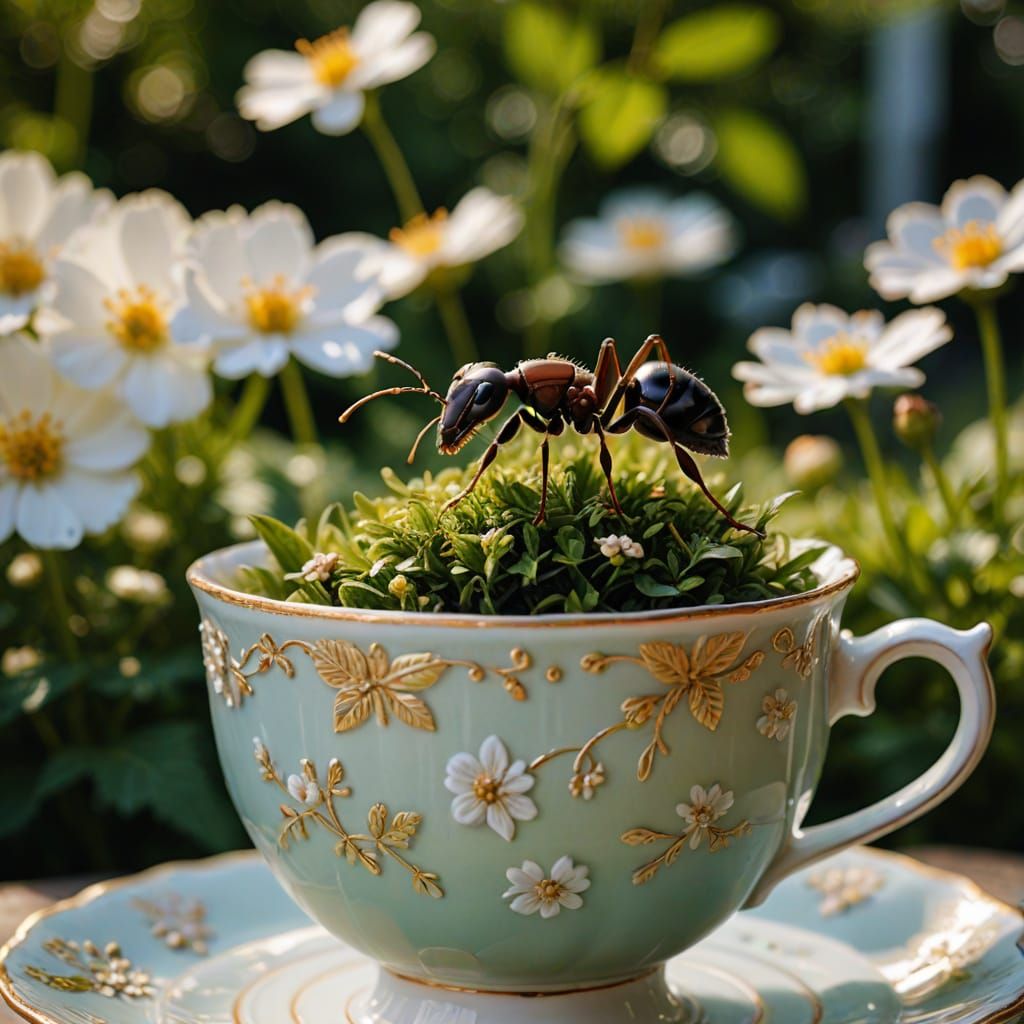 Ant Sipping Tea: Macro Photography in London